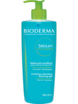 Bioderma Sebium Gel Καθαρισμού Προσώπου για Ακνεϊκές Επιδερμίδες 500ml