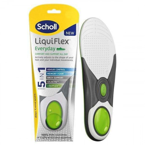 Scholl Liquiflex Everyday Ανατομικοί Πάτοι Παπουτσιών No. 42-47