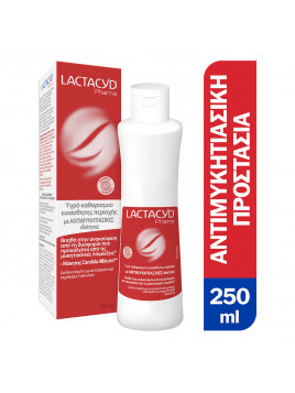 Lactacyd Antifungal Υγρό Καθαρισμού για την Ευαίσθητη Περιοχή 250ml