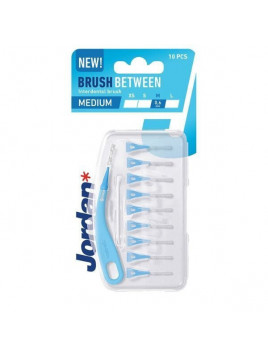 Jordan Brush Between Μεσοδόντια Βουρτσάκια με Λαβή 0.6mm Μπλε 10τμχ