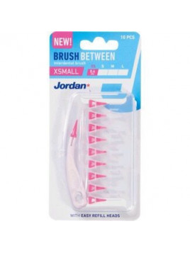 JORDAN Brush Between X-Small 0.4mm Μεσοδόντια Βουρτσάκια Καθαρισμού Ροζ