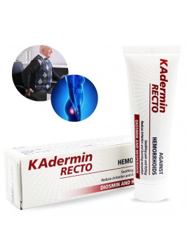 Kadermin Recto Gel 50 Ml Quick Solution Hemorrhoids Relieves Pain Reduces Inflammation Regenerates Skin