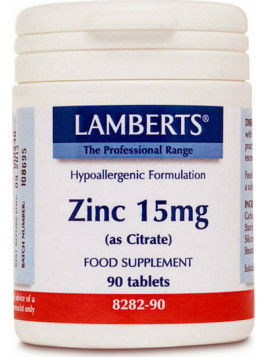 Lamberts Zinc (as Citrate) 15mg 90 ταμπλέτες