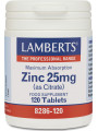 Lamberts Zinc (as Citrate) 25mg 120 ταμπλέτες