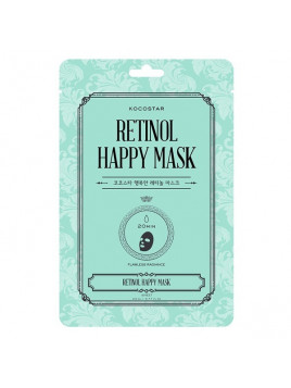 Kocostar Retinol Happy Mask Μάσκα Προσώπου Ρετινόλη Λεία & Λαμπερή Επιδερμίδα 1τμχ