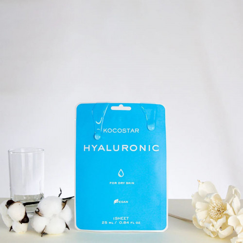 Kocostar Hyaluronic Sheet Μάσκα Προσώπου για Θρέψη 25ml