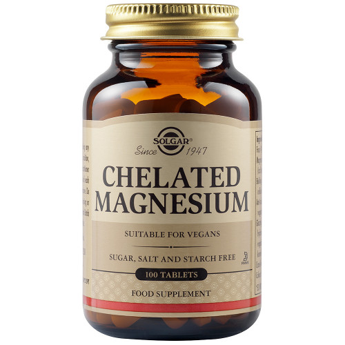 Solgar Chelated Magnesium 100 ταμπλέτες