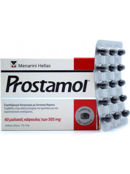 Menarini Prostamol Συμπλήρωμα για την Υγεία του Προστάτη 60 μαλακές κάψουλες