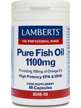 Lamberts Pure Fish Oil 1100mg 60 κάψουλες