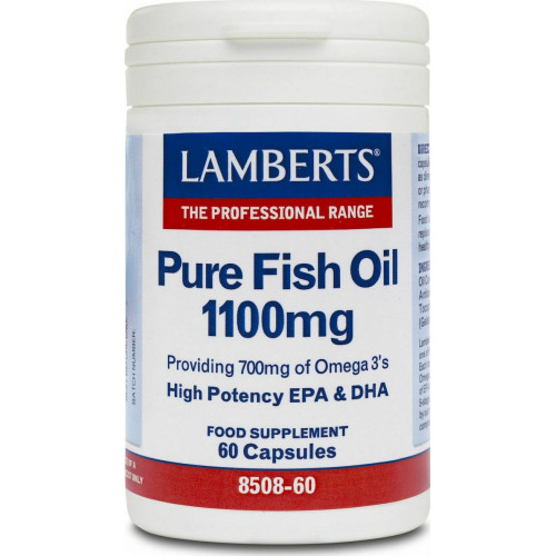 Lamberts Pure Fish Oil 1100mg 60 κάψουλες