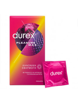Durex Προφυλακτικά Pleasure Max με 6 τμχ