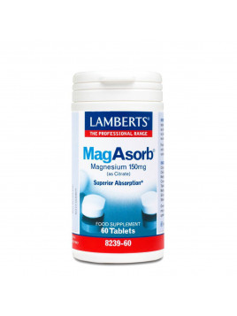 Lamberts MagAsorb 150mg 60 ταμπλέτες Μαγνήσιο