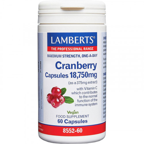 Lamberts Cranberry 18.75mg 60 κάψουλες