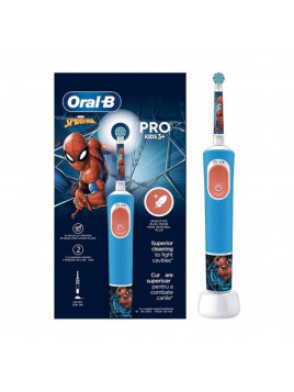 Oral-B Vitality Ηλεκτρική Οδοντόβουρτσα για 3+ Χρονών Spiderman Γαλάζια