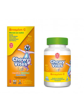 Vican Chewy Vites Vitamin C Βιταμίνη για Ενίσχυση του Ανοσοποιητικού 80mg 60 x 1 ζελεδάκια
