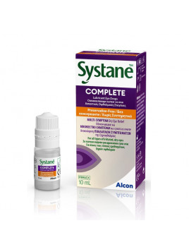 Alcon Systane Complete Οφθαλμικές Σταγόνες 2x10ml 1+1 Δώρο