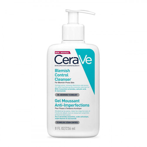 CeraVe Blemish Control Gel Καθαρισμού Προσώπου για Ακνεϊκές Επιδερμίδες 236ml