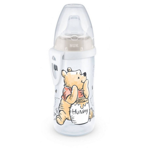Nuk First Choice Παγουράκι Active Cup 12m+ Σιλικόνης Winnie the Pooh 300ml