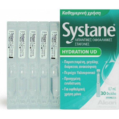 Alcon Systane Hydration UD Οφθαλμικές Σταγόνες 30x0.7ml