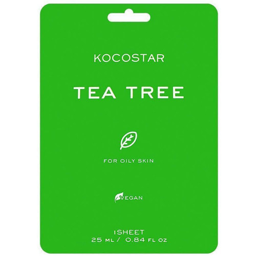 Kocostar Tea Tree Sheet Μάσκα Προσώπου για Καθαρισμό Με Centella Asiatica 25ml