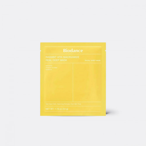 Biodance Μάσκα Ομορφιάς Προσώπου για Λάμψη / Ενυδάτωση Με Νιασιναμίδη