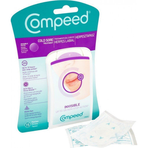 Compeed Invisible Cold Sore Patch 15τμχ