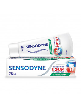 Sensodyne Sensitivity & Gum Οδοντόκρεμα για Ευαίσθητα Δόντια & Ουλίτιδα Caring Mint 75ml