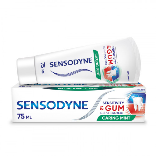 Sensodyne Sensitivity & Gum Οδοντόκρεμα για Ευαίσθητα Δόντια & Ουλίτιδα Caring Mint 75ml