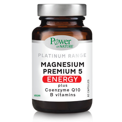 Power Health Magnesium Premium 5 Energy με Βιταμίνη B6 60 κάψουλες Energy
