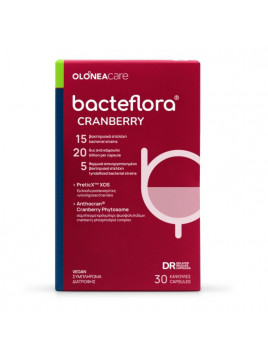 Olonea BacteFlora Cranberry Συμπλήρωμα με Προβιοτικά & Πρεβιοτικά 30 φυτικές κάψουλες