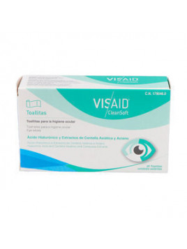 Avizor Visaid CleanSoft Eye Wipes Μαντηλάκια για Καθαρισμό των Βλεφάρων 20τμχ
