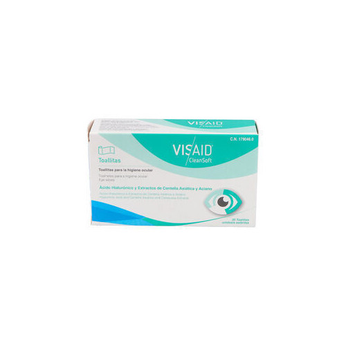 Avizor Visaid CleanSoft Eye Wipes Μαντηλάκια για Καθαρισμό των Βλεφάρων 20τμχ