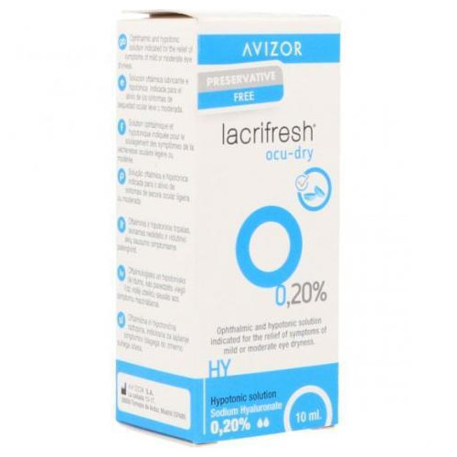 Avizor Lacrifresh Ocu-Dry 0.20% Οφθαλμικές Σταγόνες 10ml