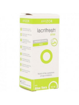 Avizor Lacrifresh Aloe Οφθαλμικές Σταγόνες 10ml