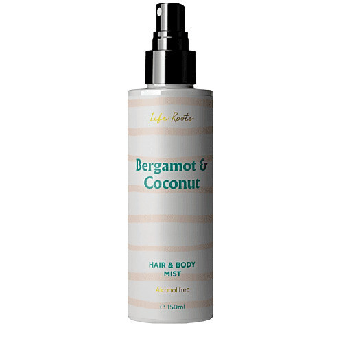 Life Roots Hair Mist Bergamot & Coconut 150ml