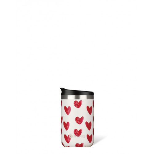 Travel Mug Heart mat 350ml