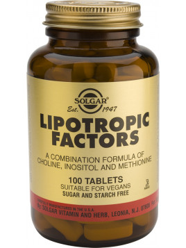 Solgar Lipotropic Factors 100 ταμπλέτες