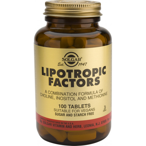 Solgar Lipotropic Factors 100 ταμπλέτες