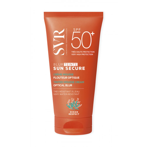 SVR Laboratoire Sun Secure Blur SPF50+ Αντιηλιακή Κρέμα Προσώπου με Ματ Αποτέλεσμα & Χωρίς Άρωμα, 5Oml