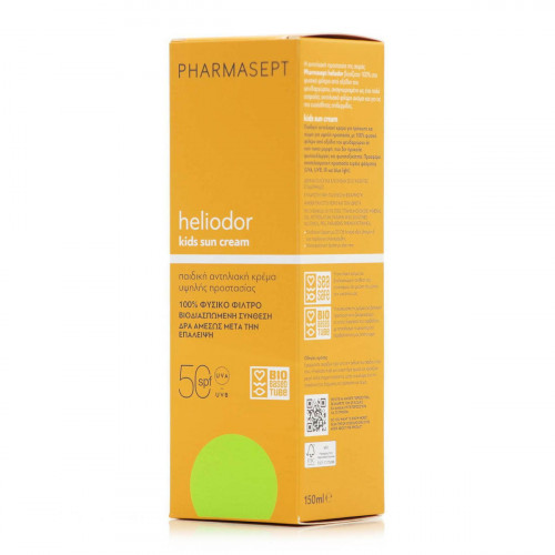 Pharmasept Heliodor SPF50 Αδιάβροχο Παιδικό Αντηλιακό Γαλάκτωμα για Πρόσωπο & Σώμα 150ml