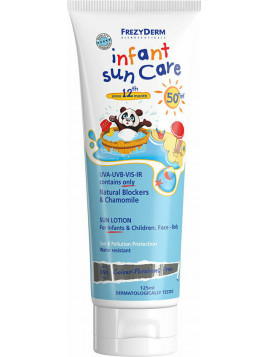 Frezyderm Infant Sun Care SPF50+ Αδιάβροχο Βρεφικό Αντηλιακό Γαλάκτωμα για Πρόσωπο & Σώμα 100ml