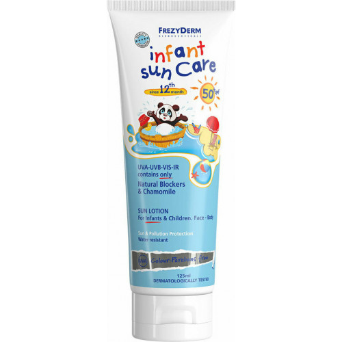 Frezyderm Infant Sun Care SPF50+ Αδιάβροχο Βρεφικό Αντηλιακό Γαλάκτωμα για Πρόσωπο & Σώμα 100ml