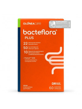 Olonea Bacteflora Plus Συμπλήρωμα με Προβιοτικά & Πρεβιοτικά 60 φυτικές κάψουλες