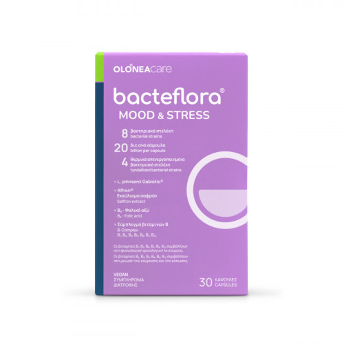 Olonea Bacteflora Mood & Stress 30 κάψουλες