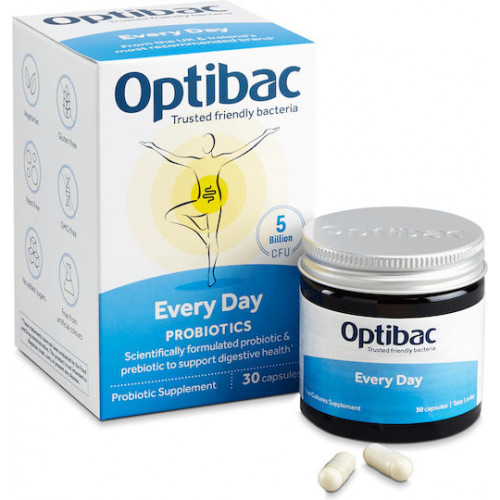 OptiBac Every Day Συμπλήρωμα με Προβιοτικά & Πρεβιοτικά 30 κάψουλες