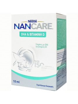 Nestle NANCare DHA & Βιταμίνη D Βιταμίνη για Ενίσχυση του Ανοσοποιητικού & την Υγεία των Οστών 10ml