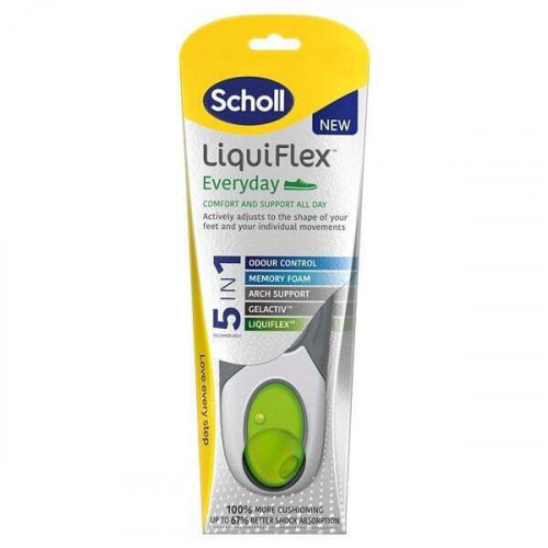 Scholl Liquiflex Everyday Ανατομικοί Πάτοι Παπουτσιών No. 42-47 F940015801 2τμχ