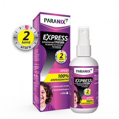 Paranix Express Αντιφθειρικό Σετ με Χτενάκι & Λοσιόν σε Spray για Αντιμετώπιση των Ψειρών 95ml