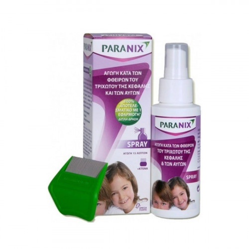 Paranix Lice & Nits Αντιφθειρικό Σετ με Χτενάκι & Λοσιόν σε Spray για Αντιμετώπιση των Ψειρών 100ml