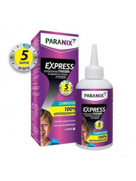Paranix Express Αντιφθειρικό Σετ με Σαμπουάν & Χτενάκι 200ml
